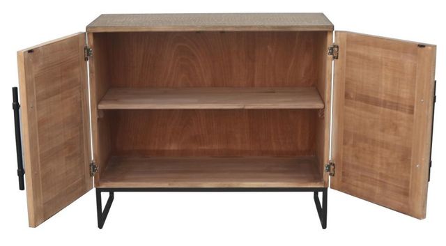 Nest Home Collections Madison Antique Natural Accent Cabinet-2
