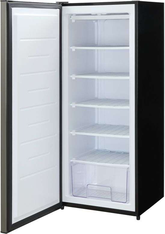 Marathon 22" 6.5 Cu. Ft. Black Steel Upright Freezer-2