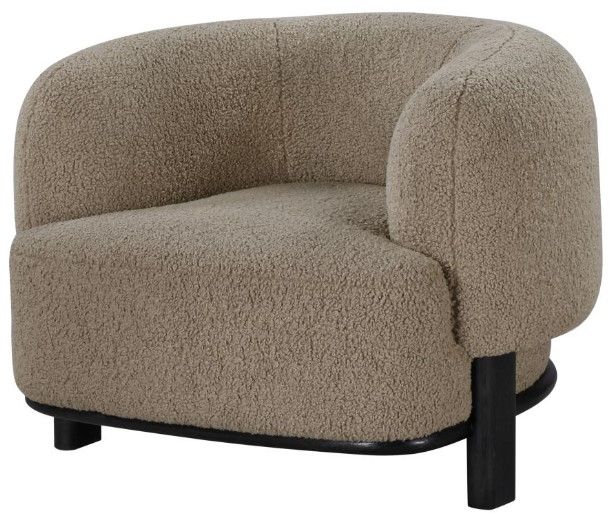 Coaster® Lawler Mushroom Upholstered Barrel Back Accent Chair-2