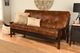 Kodiak Furniture Monterey Oregon Trail Saddle/Espresso Full Futon with Mattress-1