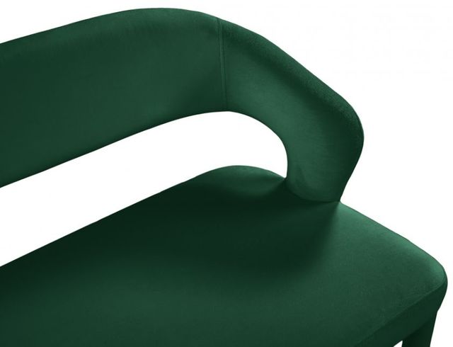 Meridian Furniture Destiny Green Velvet Bench-3
