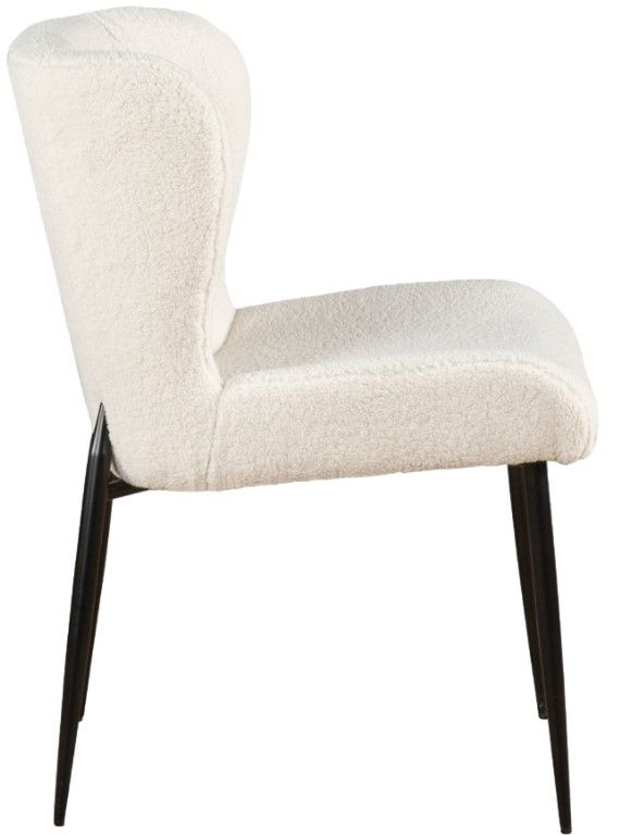 Home Trends & Design Jennifer White Dining Chair-1