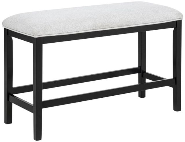 Crown Mark Sebastian Black/Gray Counter Bench-0