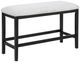 Crown Mark Sebastian Black/Gray Counter Bench-0