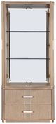 Michael Amini® West Kensington Sea Salt Caramel Display Cabinet-2