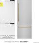 ZLINE Autograph Edition 30" 16.1 Cu. Ft. Satin Stainless Steel Built-In Bottom Freezer Refrigerator-3