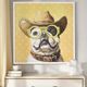Stylecraft LED Neon Puppy Yellow Wall Art-1