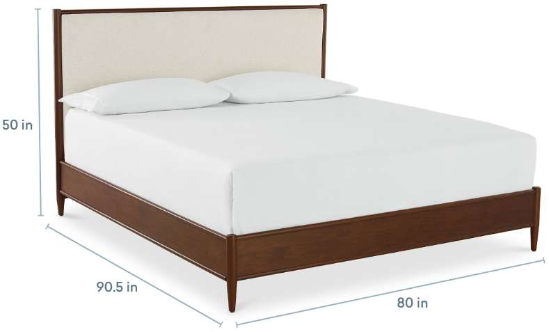 Bassett Furniture Copenhagen Upholstered Panel Bed - Thumbnail 3