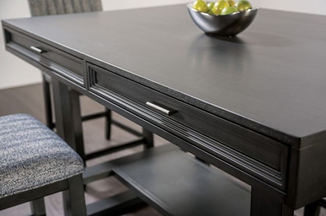 Furniture of America® Potton 7-Piece Gray Counter Table Set-1