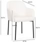 TOV Furniture Sydney 2-Piece Cream Armchair-2