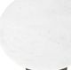 Uttermost® Olso White Marble Top Indoor-Outdoor Accent Table with Bronze Iron Base-2