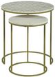 Fairfield® Soulful Textures 2-Piece Aged Bronze Nesting End Table-2
