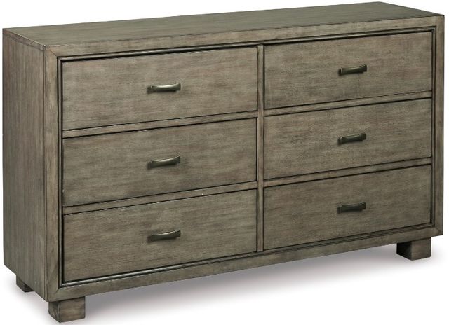 Signature Design by Ashley® Arnett 6-Piece Gray Full Bookcase Bed Set-2