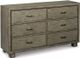 Signature Design by Ashley® Arnett 6-Piece Gray Full Bookcase Bed Set-2