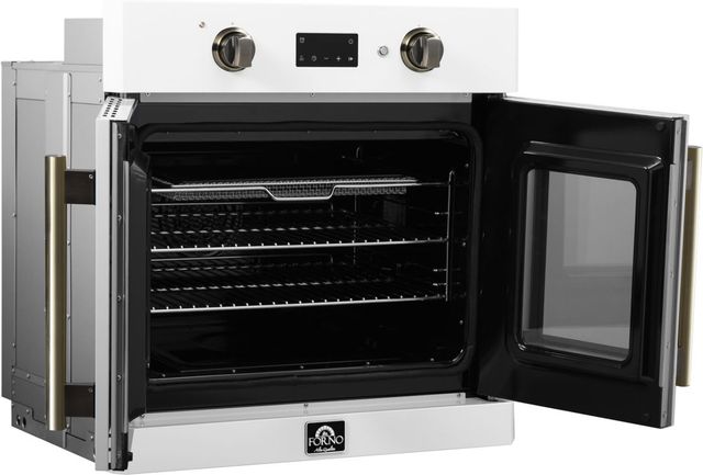 FORNO® Asti Alta Qualita 30" White Single Electric Wall Oven -4