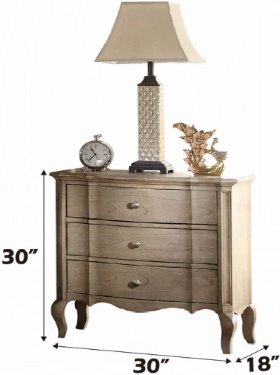 ACME Furniture Chelmsford Antique Taupe Nightstand-2