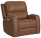 Flexsteel® Linden Caramel Power Recliner with Power Headrest and Lumbar-0