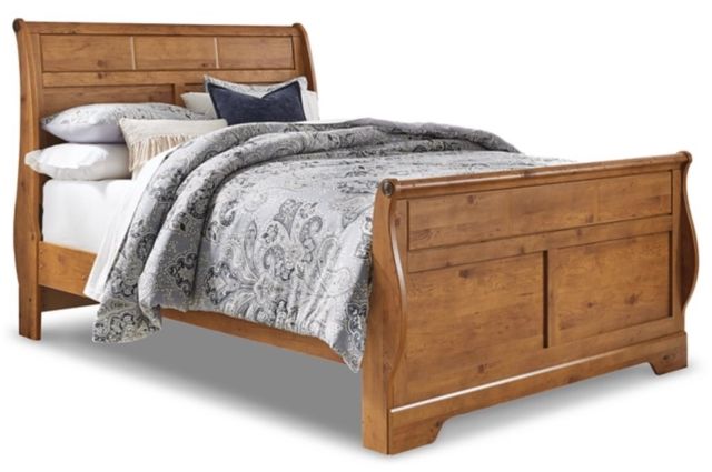 Signature Design by Ashley® Bittersweet 2-Piece Light Brown Queen Sleigh Bed Set-1
