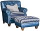 Mayo Furniture Customizable Leather and Fabric Chair-0
