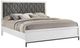 Coaster® Sonora White Eastern King Upholstered Panel Bed-0