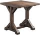 Elements International Finn Walnut End Table-0