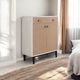Bernards Trilogy Beige/Vanilla Bar Cabinet-1