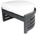 CabanaCoast® Customizable Gramercy Aluminum Outdoor Ottoman-1