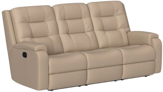 Flexsteel® Customizable Arlo Leather Manual Reclining Sofa-3