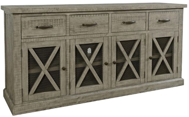 Jofran Inc. Telluride Driftwood 4-Drawer Server-0
