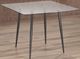 Titus Furniture T3476 Glass Top Dining Table with Black Metal Legs-1