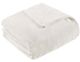Olliix by Sleep Philosophy Plush Ivory 60"x70"-18lbs Weighted Blanket-0