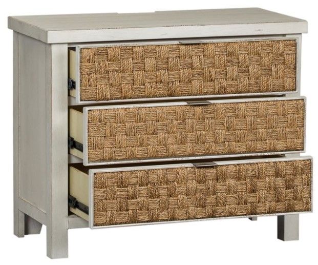 Liberty Furniture Modern Farmhouse White Accent Nightstand-1