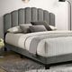 Furniture of America® Christi Dark Gray Queen Panel Bed-1