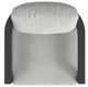 Sunset West Malibu Matte Coal Aluminum Outdoor Dining Arm Chair with Cast Silver Cushion-4