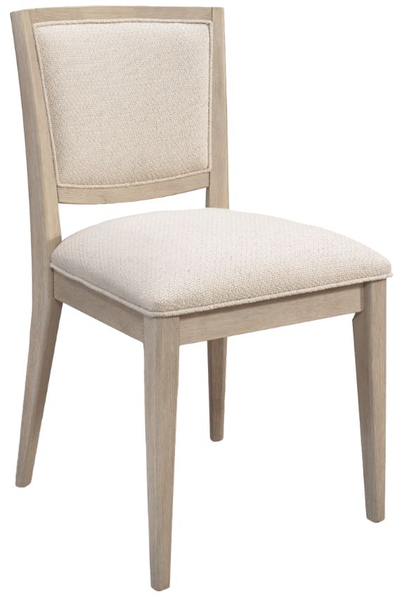 Riverside Furniture Carmella 2-Piece Pebble Oak Dining Upholstered Back Side Chair Set-0