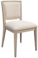 Riverside Furniture Carmella 2-Piece Pebble Oak Dining Upholstered Back Side Chair Set-0