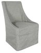 Classic Home Warwick Gray Rolling Wingback Dining Chair-0