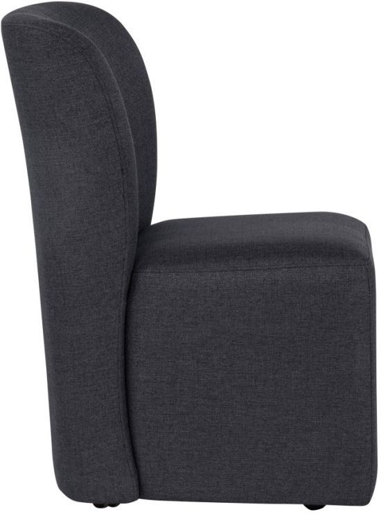 Coaster® Jaelynn 2-Piece Charcoal Upholstered Dining Side Chair Set-4