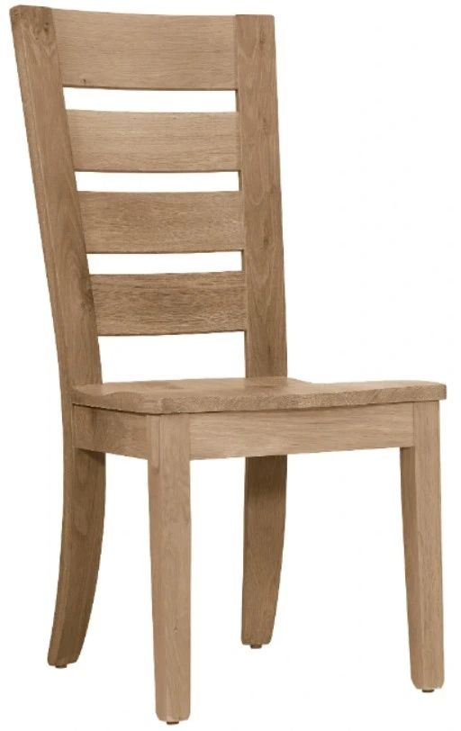 Artisan & Post by Vaughan-Bassett Dovetail Bleached White Horizontal Slat Chair-0
