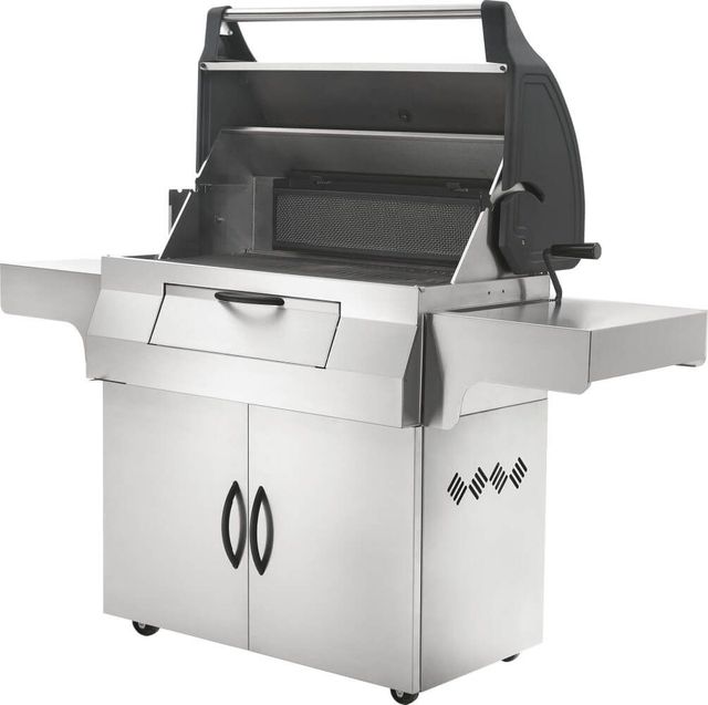 Napoleon 70" Stainless Steel Freestanding Charcoal Grill-3