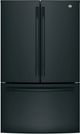 GE® 36" 27 Cu. Ft. Black French Door Refrigerator with Internal Water Dispenser-0