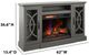 Bell'O® Brooke Crete Oak Media Stand with Electric Fireplace Insert-5