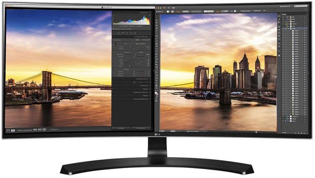 LG 34'' Class 21:9 UltraWide® QHD IPS Curved LED Monitor-0