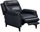 Liberty Furniture Rawling York Navy Leather Manual Pushback Recliner-1