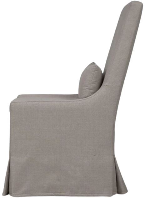 Bramble Customizable Sierra Slipcovered Dining Chair-4