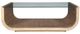 Uttermost® Farrington Glass Top Coffee Table with Driftwood Gray Base-3