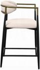 ACME Furniture Jaramillo Beige/Black Linen Counter Height Chair-4