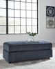 Signature Design by Ashley® Albar Place Cobalt Oversized Accent Ottoman-3