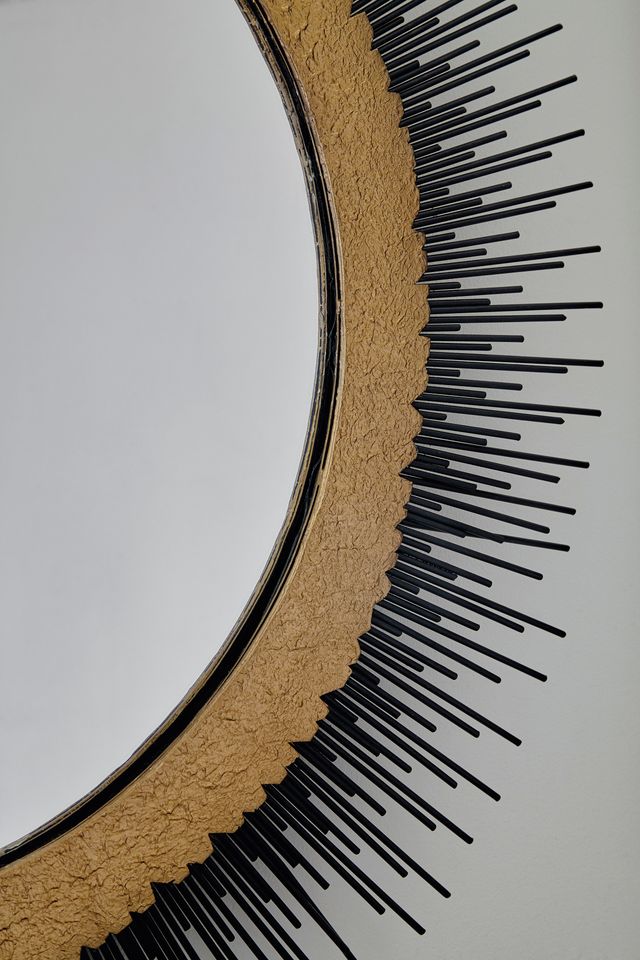 Signature Design by Ashley® Elodie Black/Gold Accent Mirror-3