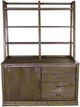 Liberty Furniture Stone Brook 3-Piece Rustic Saddle Desk Set-4